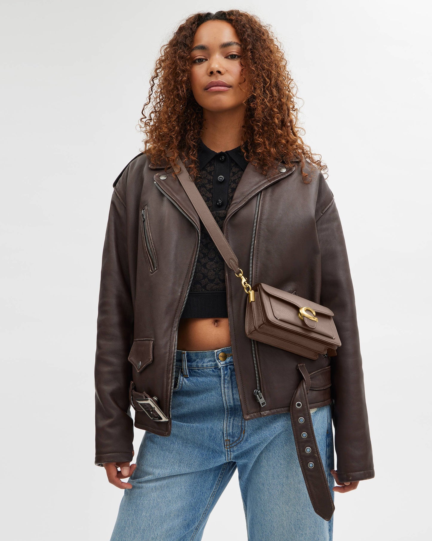 COACH tabby Shoulder Bag 20 Grey