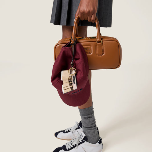 Arcadie leather bag ( Large) Cognac Color