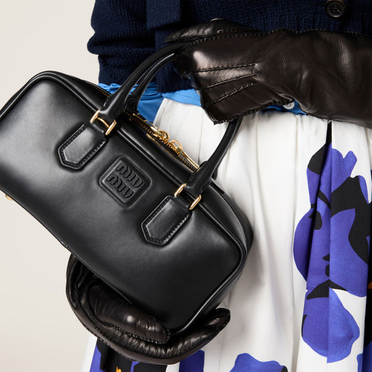 Arcadie leather bag ( Large) Black