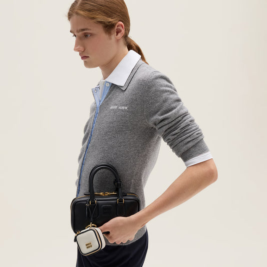 Arcadie leather mini-bag ( MINI ) Black