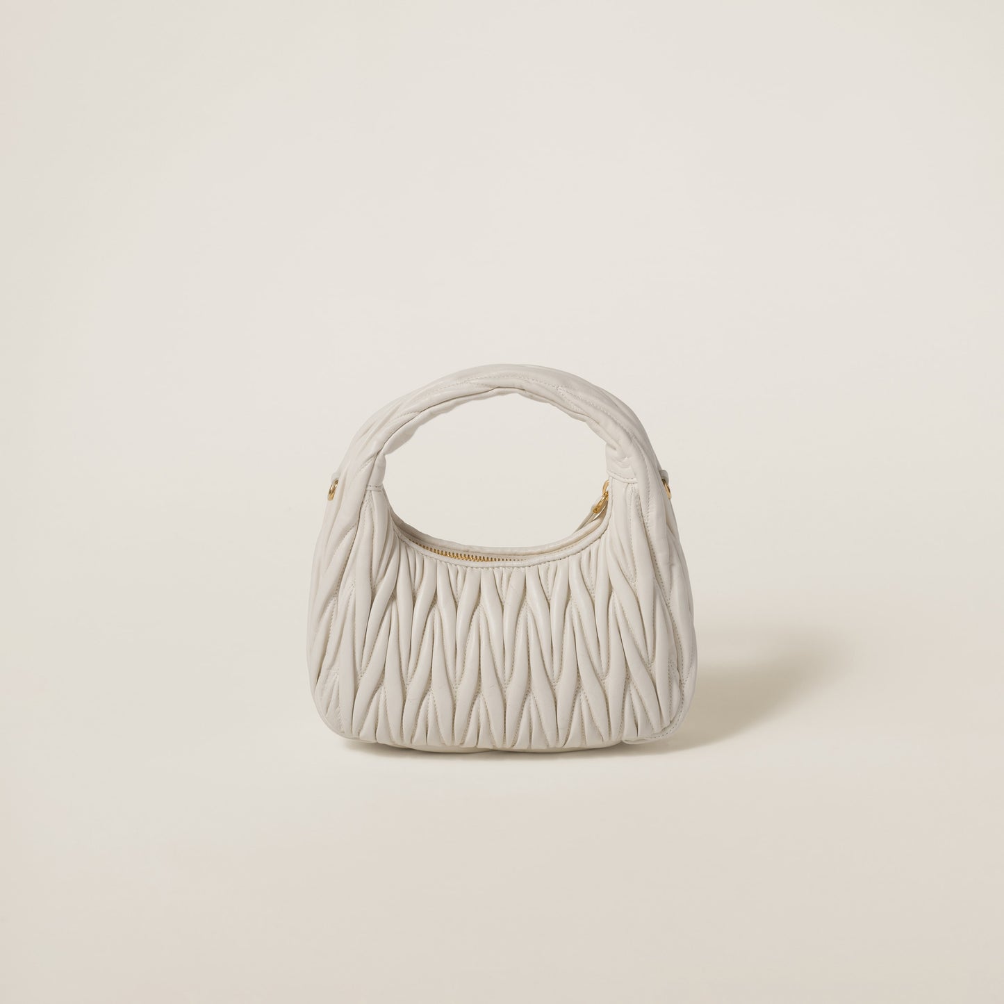 Wander nap leather hobo bag White - حقيبة هوبو أبيض Wander جلد