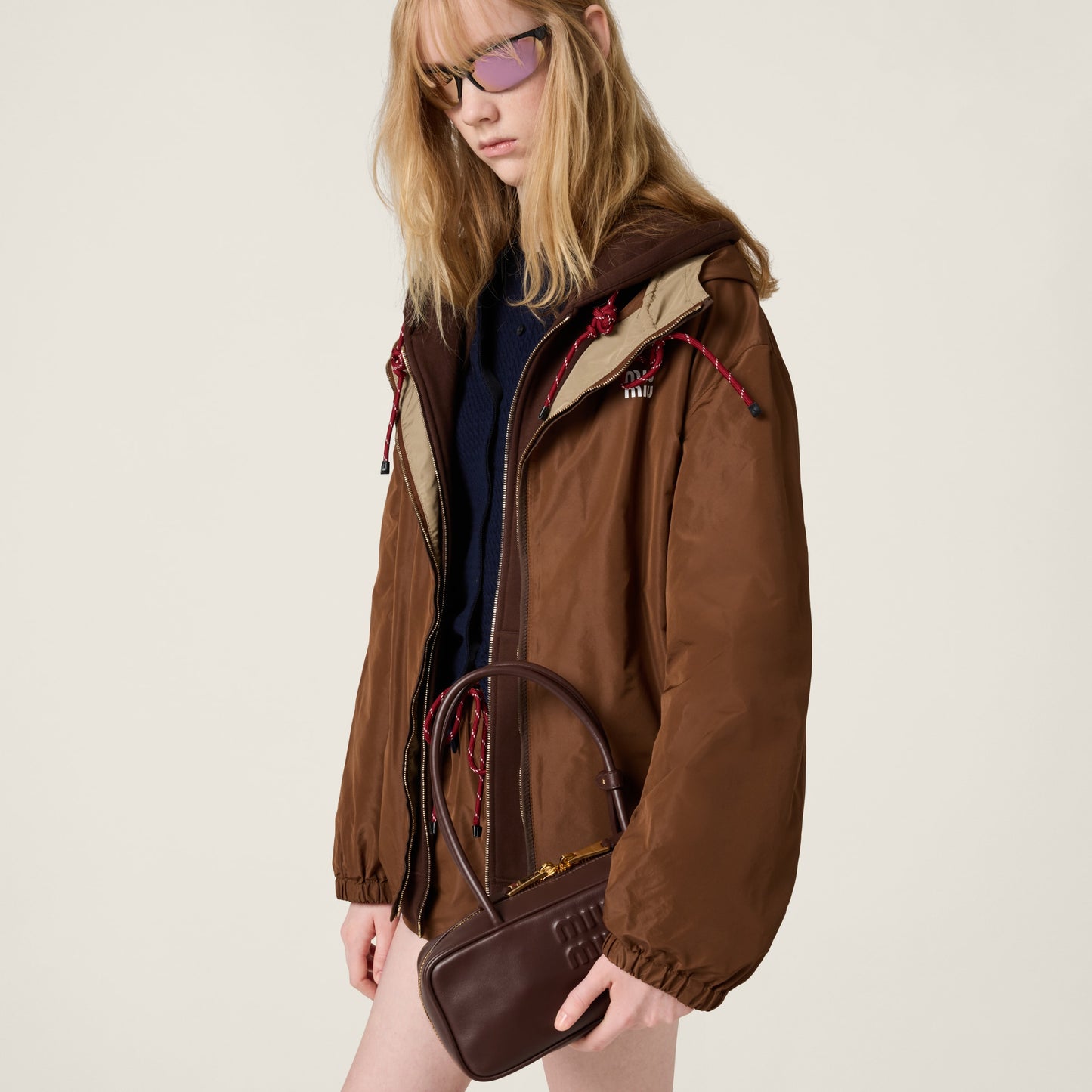 Leather Beau bag Briarwood