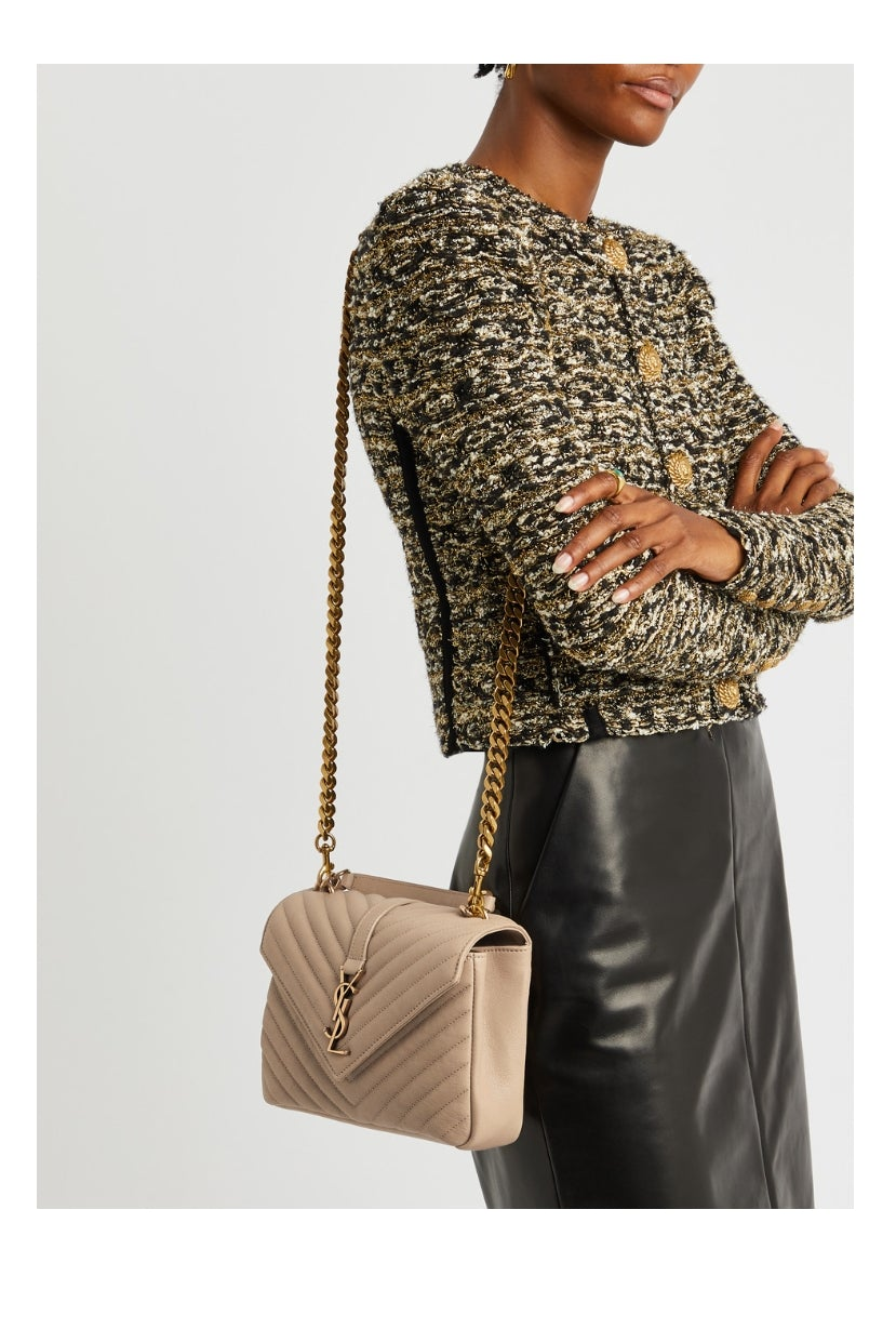 Saint Laurent 24 cm light beige