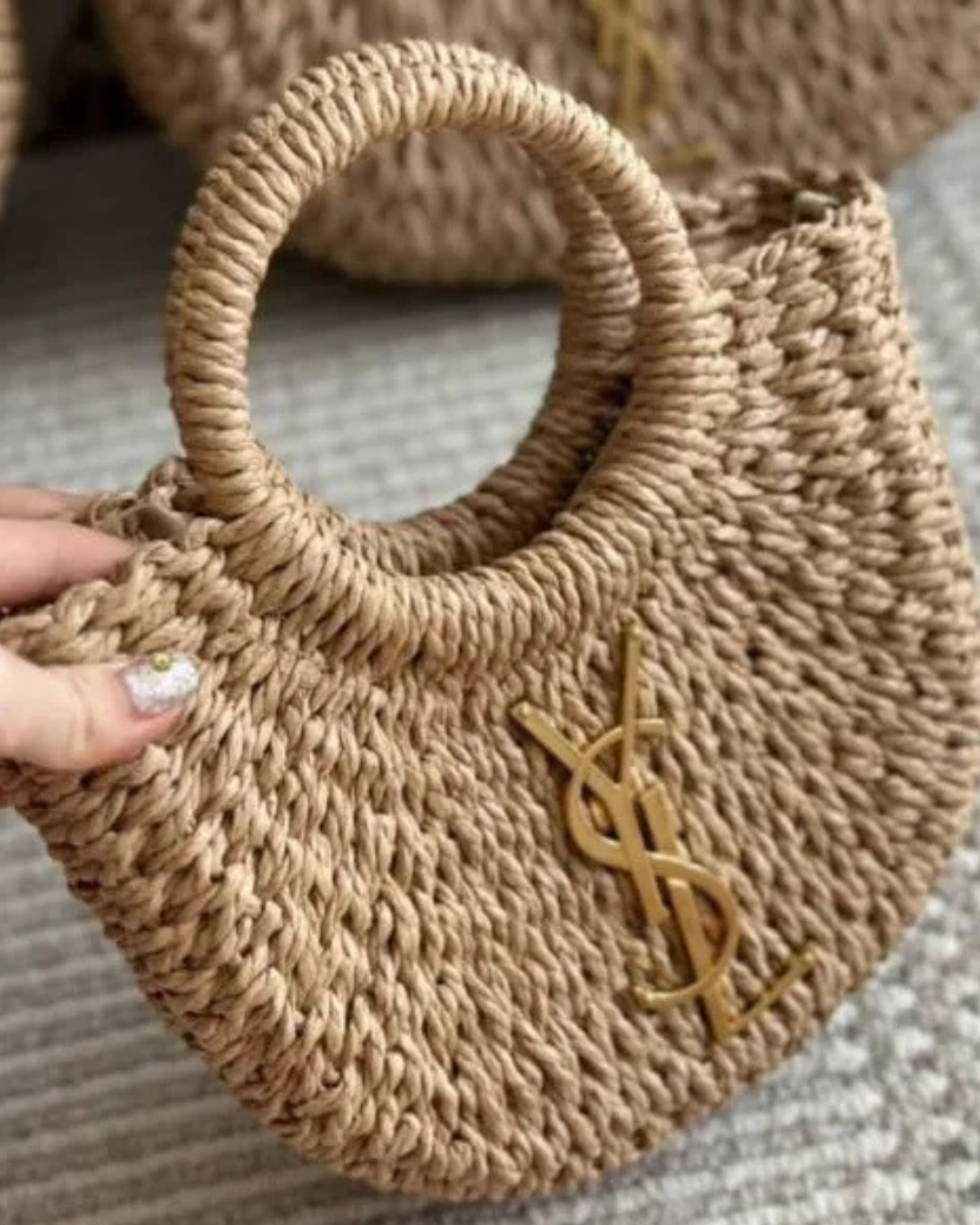 YSL RAFFIA BAG