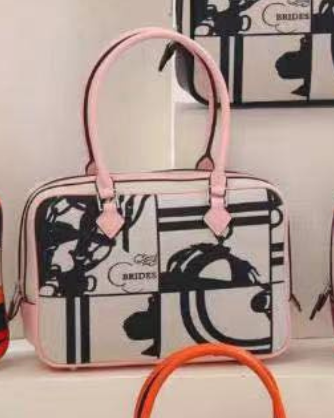 Hermès Barenia and Toile Rocobar Plume Canvas