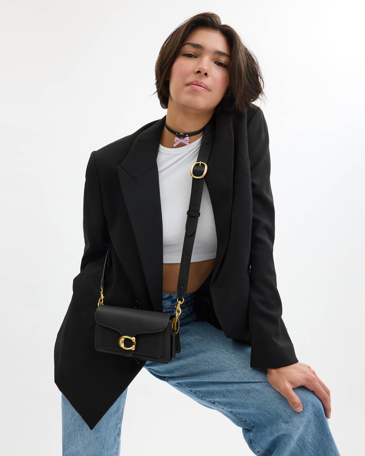 COACH tabby Shoulder Bag 20 Black