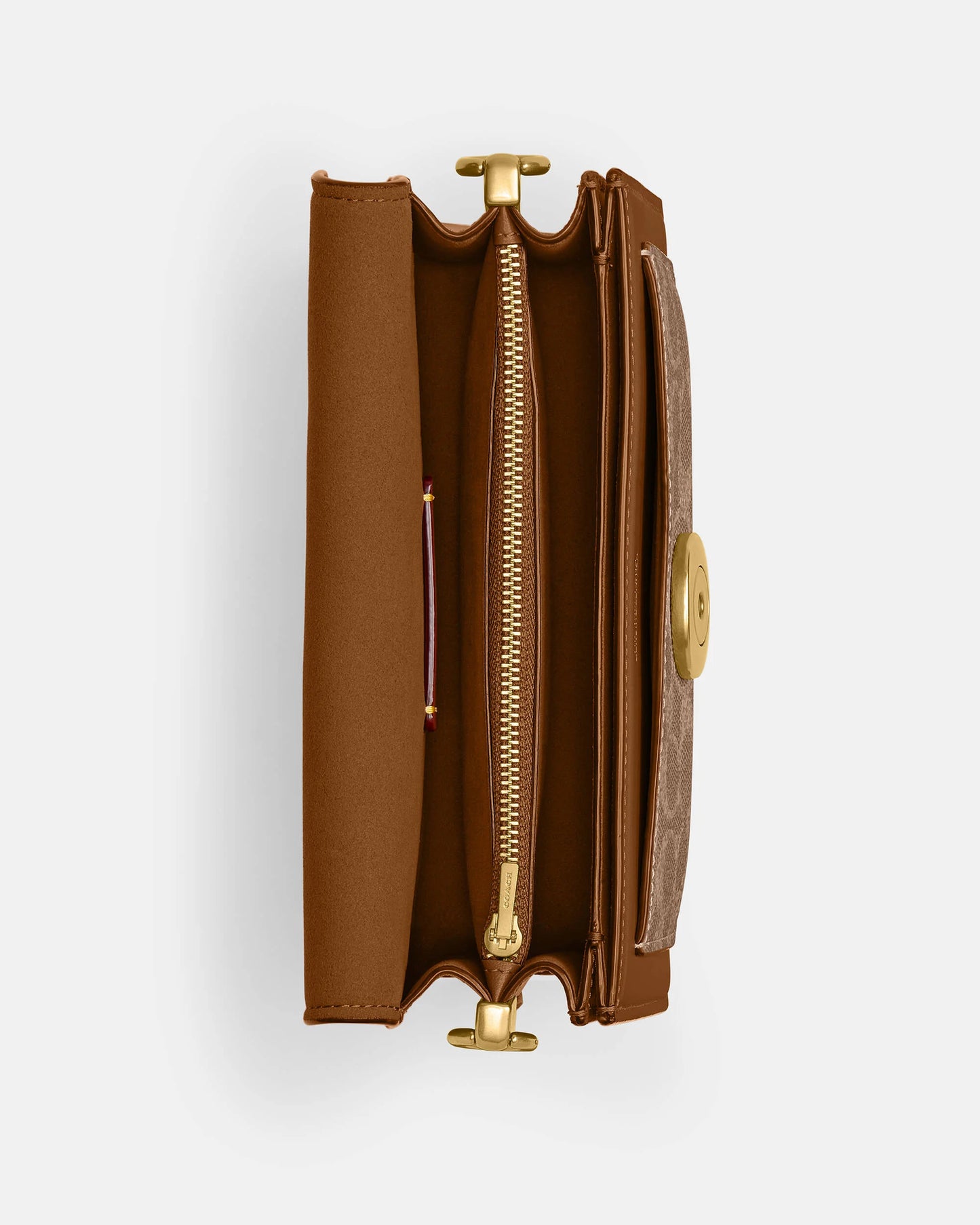 COACH Tabby Shoulder Bag 26 In Signature Canvas Light/Pastel Brown