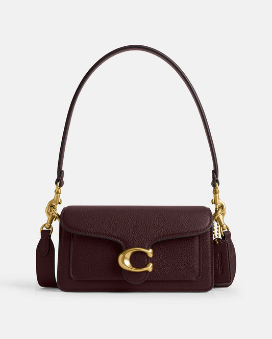 COACH tabby Shoulder Bag 20 BURGUNDY
