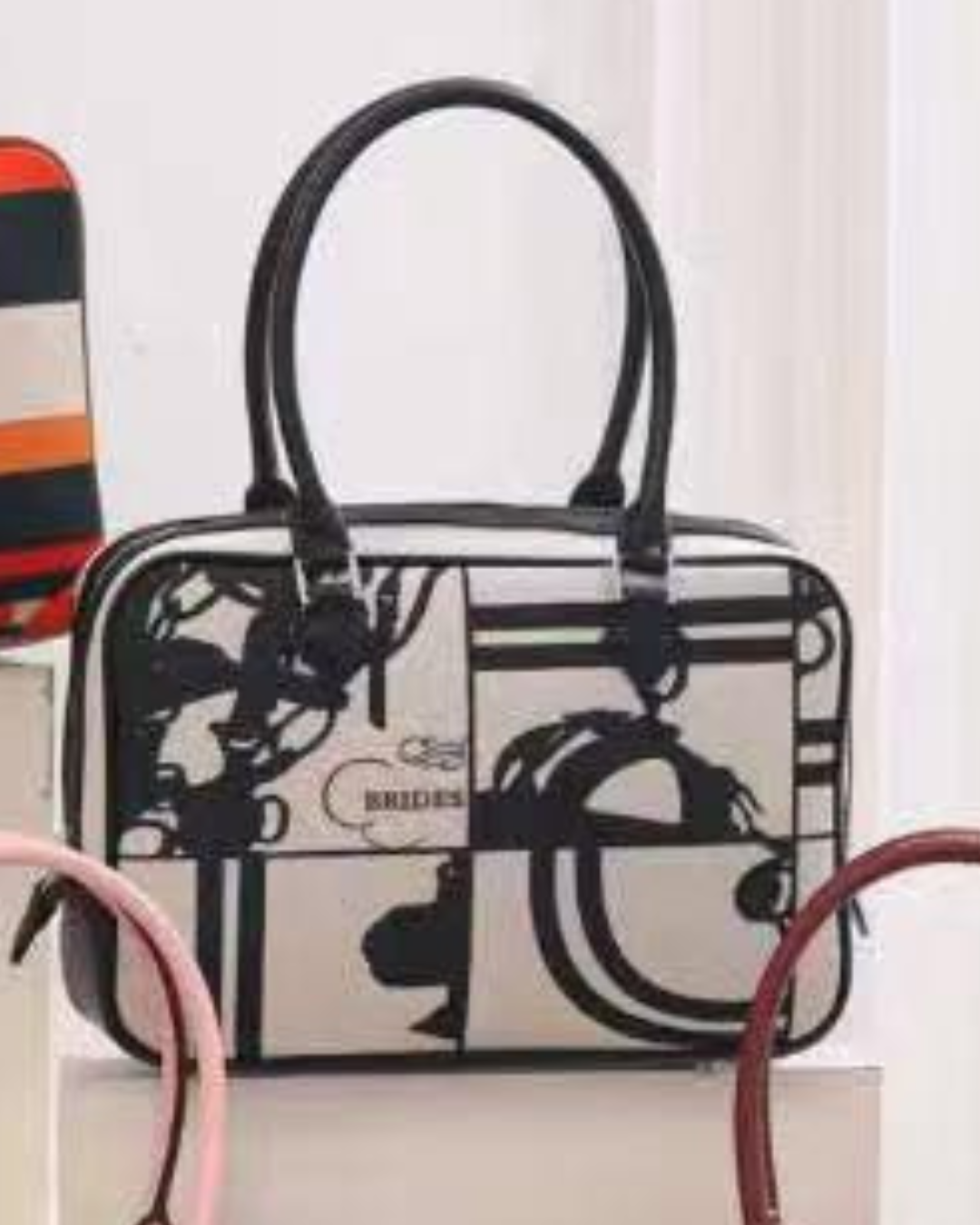 Hermès Barenia and Toile Rocobar Plume Canvas