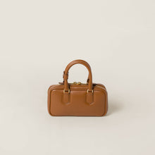 Arcadie leather mini-bag ( MINI ) Cognac Color