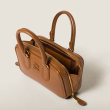 Arcadie leather mini-bag ( MINI ) Cognac Color