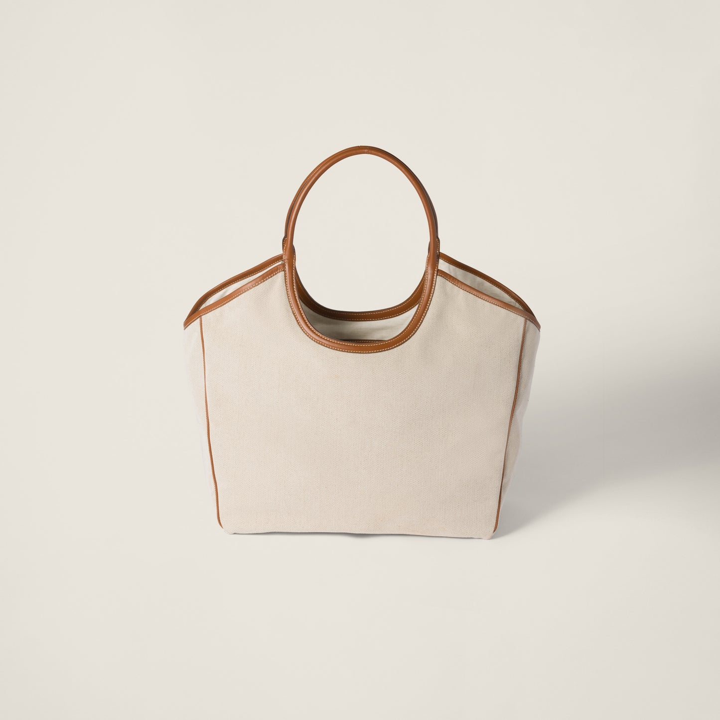 IVY canvas and leather bag (Large)