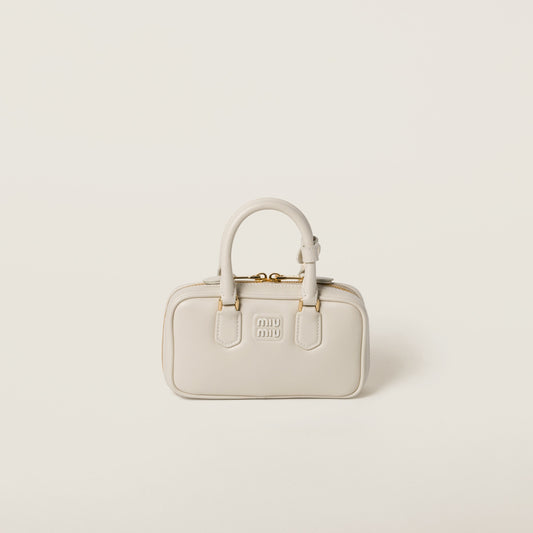 Arcadie leather bag Chalk White (Mini)