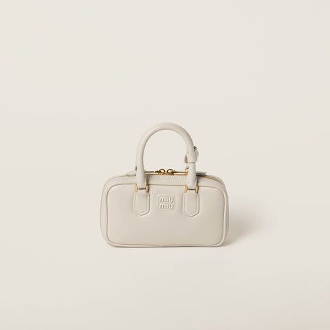 Arcadie leather bag Chalk White (Mini)