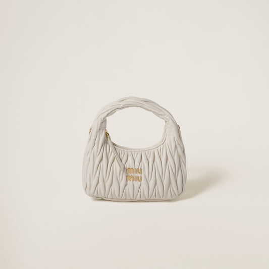 Wander nap leather hobo bag White -  حقيبة هوبو أبيض Wander جلد